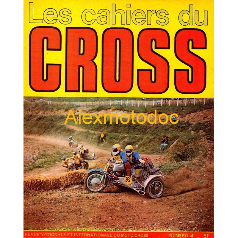 Cahier du cross n° 4